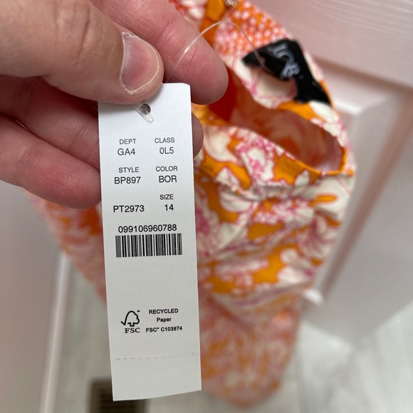 Side cutout midi dress, organic cotton - Picture 5 of 6